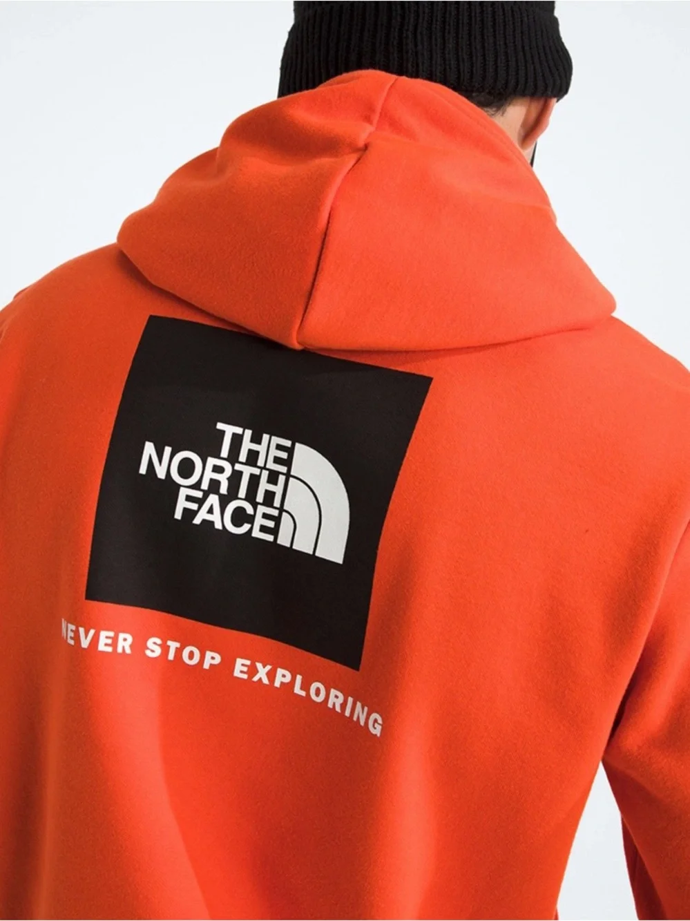 The North Face Men's Orange Evolution Box NSE Sweatshirt Hoodie sz XXL NWT